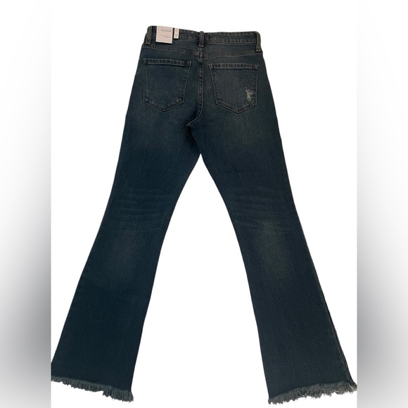 STS Blue Women’s Size 24 Brooke Kick Flare 10” Rise Raw Hem Jeans - Picture 3 of 5